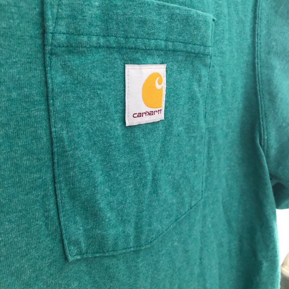NWOT Men’s Size L Loose Fit Green CARHARTT Short Sleeve T-Shirt